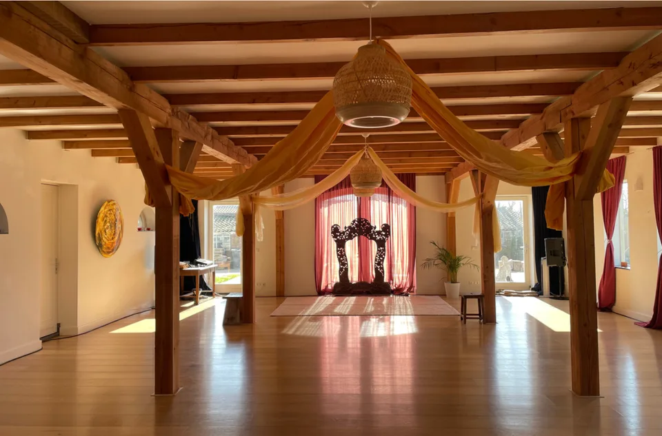 The ceremony space